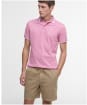 Men's Barbour Washed Oxford Relaxed Shorts - Washed Stone