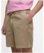 Men's Barbour Washed Oxford Relaxed Shorts - Washed Stone