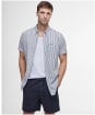 Men's Barbour Seersucker Relaxed Shorts - Navy