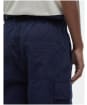 Men's Barbour Grindle Cargo Relaxed Shorts - Navy