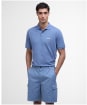 Men's Barbour International Ripstop Cargo Shorts - Washed Blue