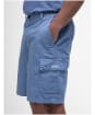 Men's Barbour International Ripstop Cargo Shorts - Washed Blue