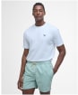 Men's Barbour Staple Logo 5' Swim Shorts - Pale Apple