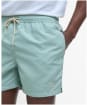 Men's Barbour Staple Logo 5' Swim Shorts - Pale Apple