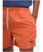 Men's Barbour Staple Logo 5' Swim Shorts - Horizon Orange