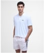 Men's Barbour International Large Logo Swim Shorts - Quartz Pink