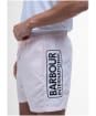 Men's Barbour International Large Logo Swim Shorts - Quartz Pink