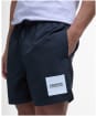Men's Barbour International Block Print Swim Short - Black