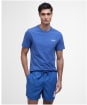 Men's Barbour International Block Print Swim Short - North Sea Blue