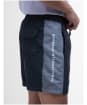 Men's Barbour International Panel  Logo Swim Short - Black