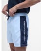 Men's Barbour International Panel  Logo Swim Short - Ice Water