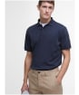 Men's Barbour Washed Stretch Twill Tailored Fit Trouser - Washed Stone