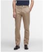 Men's Barbour Washed Stretch Twill Tailored Fit Trouser - Washed Stone
