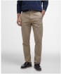 Men's Barbour Washed Stretch Twill Regular Fit Trouser - Washed Stone