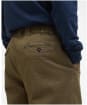 Men's Barbour Washed Stretch Twill Relaxed Fit Trouser - Light Sage