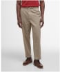 Men's Barbour Washed Stretch Twill Relaxed Fit Trouser - Washed Stone