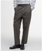 Men's Barbour Bayview Herringbone Trouser - Uniform Green