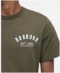 Men's Barbour Preppy Tee - Light Sage