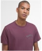 Men's Barbour Preppy Tee - Burnt Heather