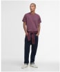 Men's Barbour Preppy Tee - Burnt Heather