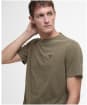 Men's Barbour Garment Dyed Tee - Light Sage