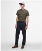 Men's Barbour Langdon Pocket T-Shirt - Uniform Green