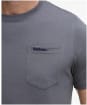Men's Barbour Langdon Pocket T-Shirt - Gunmetal