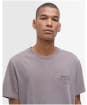Men's Barbour Hickling Short Sleeve Cotton T-Shirt - WASHED HEATHER