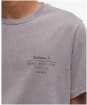 Men's Barbour Hickling Short Sleeve Cotton T-Shirt - WASHED HEATHER