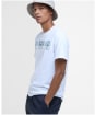 Men's Barbour Thurford Short Sleeve Cotton T-Shirt - White