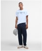 Men's Barbour Thurford Short Sleeve Cotton T-Shirt - White