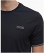 Men's Barbour International Philip Tipped Cuff Cotton T-Shirt - New Black