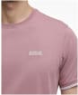 Men's Barbour International Philip Tipped Cuff Cotton T-Shirt - Vintage Pink