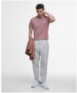 Men's Barbour International Philip Tipped Cuff Cotton T-Shirt - Vintage Pink