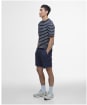 Men's Barbour International Bernie Stripe Cotton T-Shirt - Navy