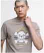 Men's Barbour International Carlise Graphic T-Shirt - Timberwolf