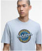 Men's Barbour International Carlise Graphic T-Shirt - Grey Marl