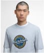 Men's Barbour International Carlise Graphic T-Shirt - Grey Marl