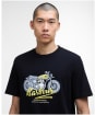 Men's Barbour International Stonebridge Graphic T-Shirt - Black