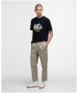 Men's Barbour International Stonebridge Graphic T-Shirt - Black