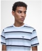 Men's Barbour Houstead Stripe Tailored Fit T-Shirt - White