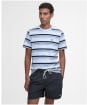 Men's Barbour Houstead Stripe Tailored Fit T-Shirt - White