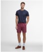 Men's Barbour Tartan Trim Pique T-Shirt - Navy