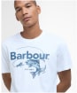 Men's Barbour Lydd Graphic T-Shirt - White