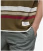 Men's Barbour Golborne Stripe Relaxed Fit T-Shirt - Light Sage