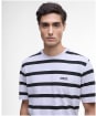 Men's Barbour International Luca Stripe T-Shirt - Thistle