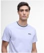 Men's Barbour International Luca Tipping Detail T-Shirt - Thistle