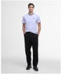 Men's Barbour International Luca Tipping Detail T-Shirt - Thistle