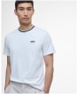 Men's Barbour International Luca Tipping Detail T-Shirt - Whisper White