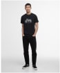 Men's Barbour International Venture Graphic T-Shirt - Black